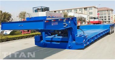 120 Ton Detachable Gooseneck Trailer Ready Ship to Jamaica