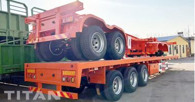 40 FT Flatbed Trailer and 20 FT Container Chassis will be sent to Jamaica