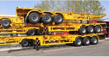 CIMC Tri Axle 40ft Skeleton Semi Trailer will be shipped to Jamaica