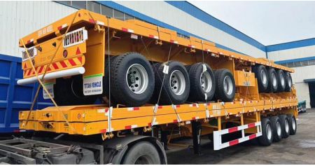 3 Units of 4 Axle Flatbed Trailers will be sent to Jamaica
