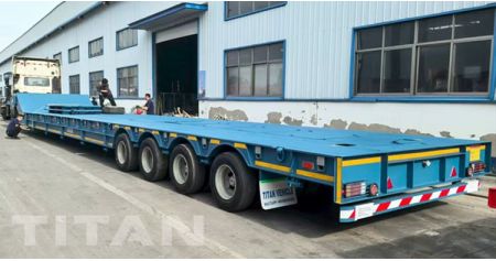 Folding Gooseneck Trailer will be Sent for Jamaica.