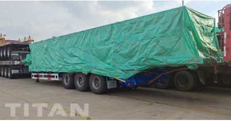 3 Axle Semi Truck Flatbed Trailer will be Sent to Jamaica