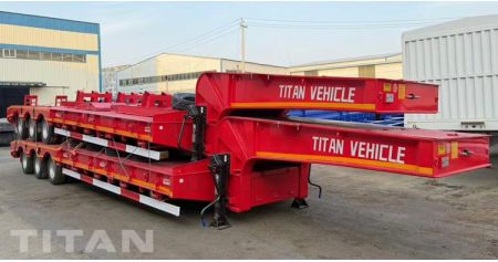 3 Axle Lowbed Semi Trailer will be sent to Jamaica