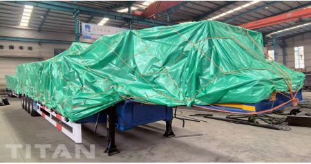 4 Axle Lowbed Trailer Truck will be sent to Jamaica