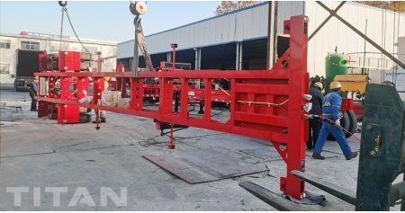 40 Foot Gooseneck Skeletal Trailer will be sent to Jamaica