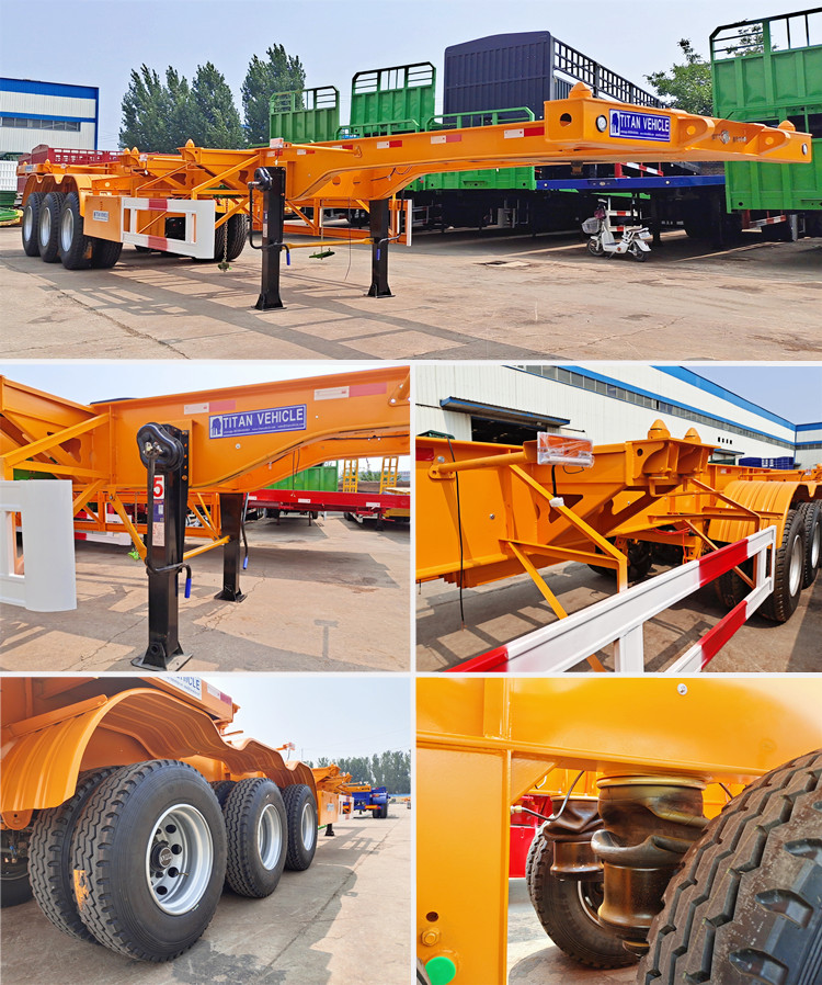 Comparison Between CIMC Container Chassis and TITAN Skeleton Trailer