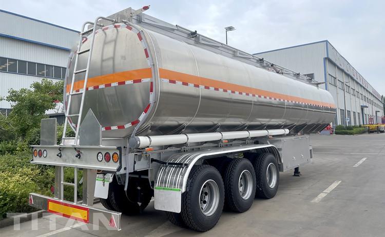 Aluminum Tanker 42000 Liters Fuel Tank Trailer for Sale in Jamaica