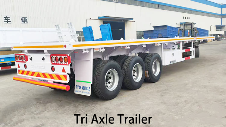 Tri Axle Flat Bed Trailer Price in Jamaica