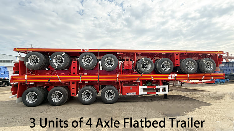 4 Axle Flatbed Trailer for Sale in Jamaica