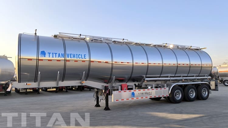  3 Axle 45000 Liters Aluminum Tanker Trailer for Sale in Jamaica