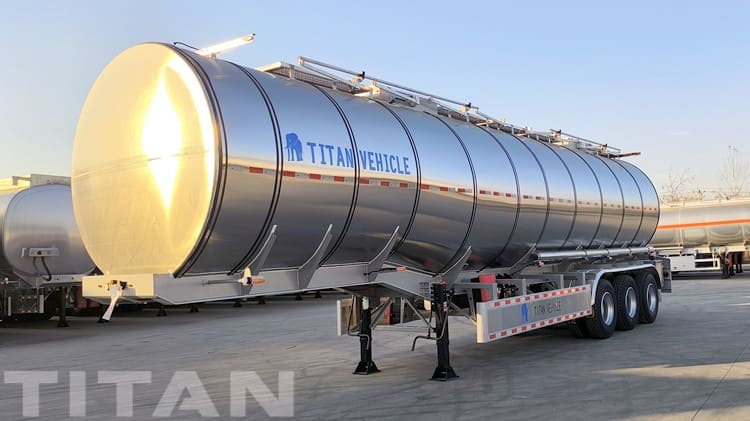  3 Axle 45000 Liters Aluminum Tanker Trailer for Sale in Jamaica