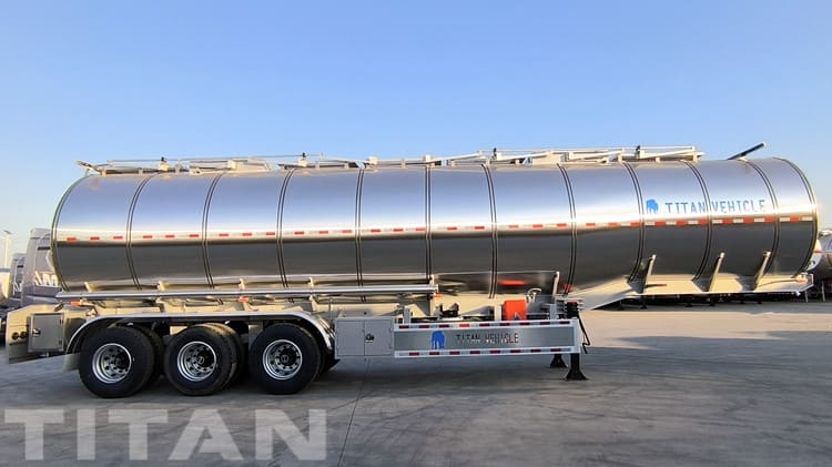  3 Axle 45000 Liters Aluminum Tanker Trailer for Sale in Jamaica