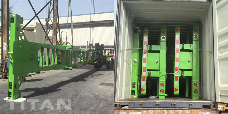 CIMC Gooseneck Container Chassis Skeleton Trailer for Sale in Jamaica