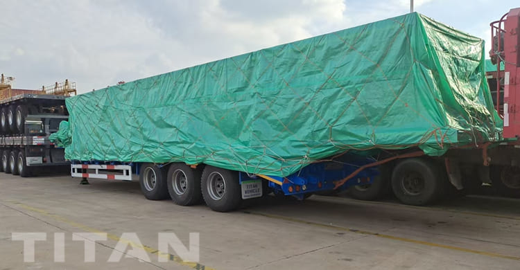 3 Axle Semi Truck Flatbed Trailer for Sale in Jamaica