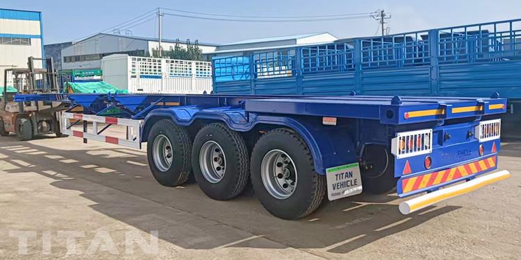 3 Axle 40 Ft Container Chassis Trailer for Sale in Jamaica