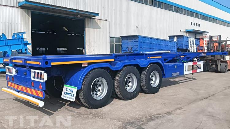 3 Axle 40 Ft Container Chassis Trailer for Sale in Jamaica