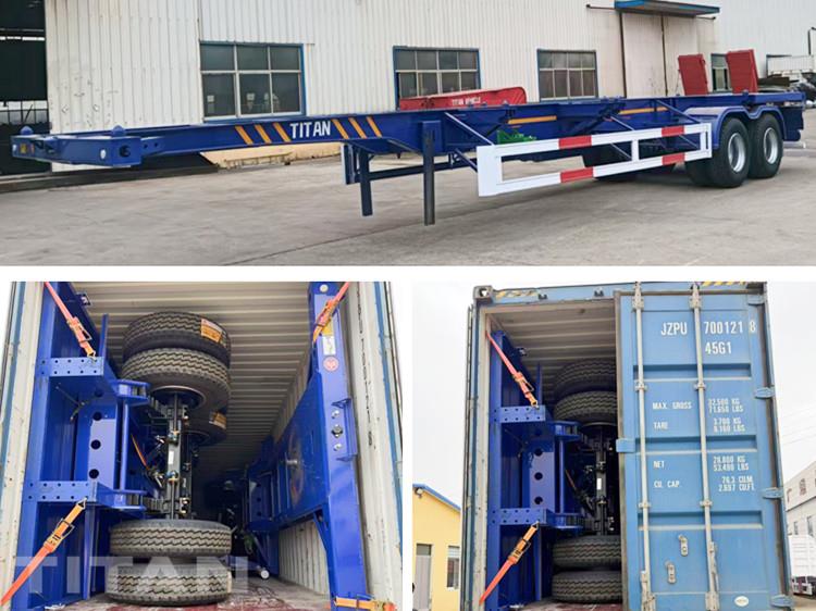 2 Axle 40 Ft Skeleton Container Trailer for Sale in Jamaica