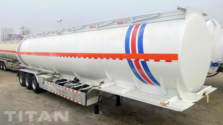 46000 Liters Aluminum Fuel Tanker Trailer for Sale in Jamaica