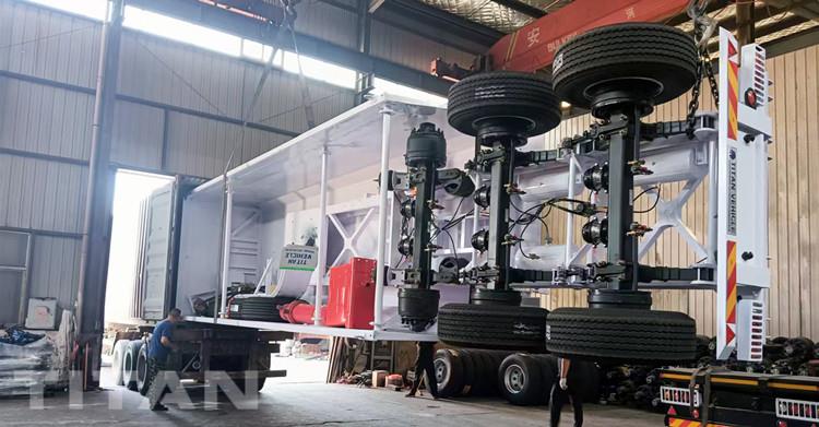 Tri Axle Tipper Trailer will be sent to Jamaica by Container
