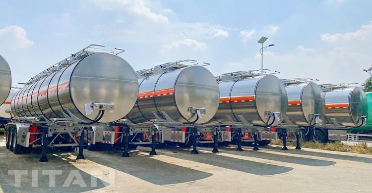 Aluminum Alloy Oil Tanker Trailer for Sale in Jamaica