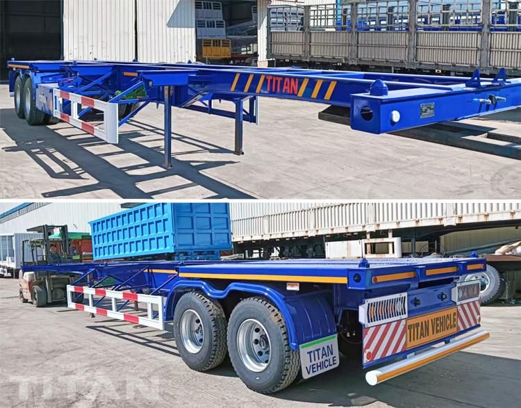 2 Axle 40 Foot Container Skeleton Trailer for Sale in Jamaica