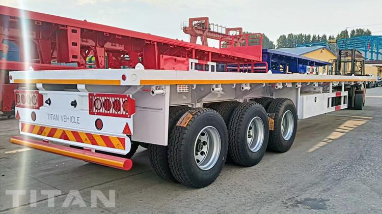 Tri Axle Flat Bed Trailer for Sale in Jamaica