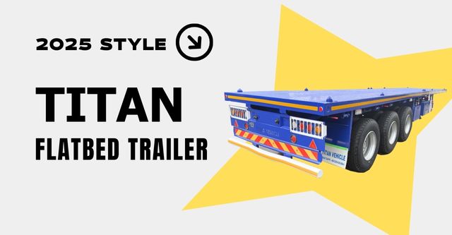 TITAN flatbed trailer