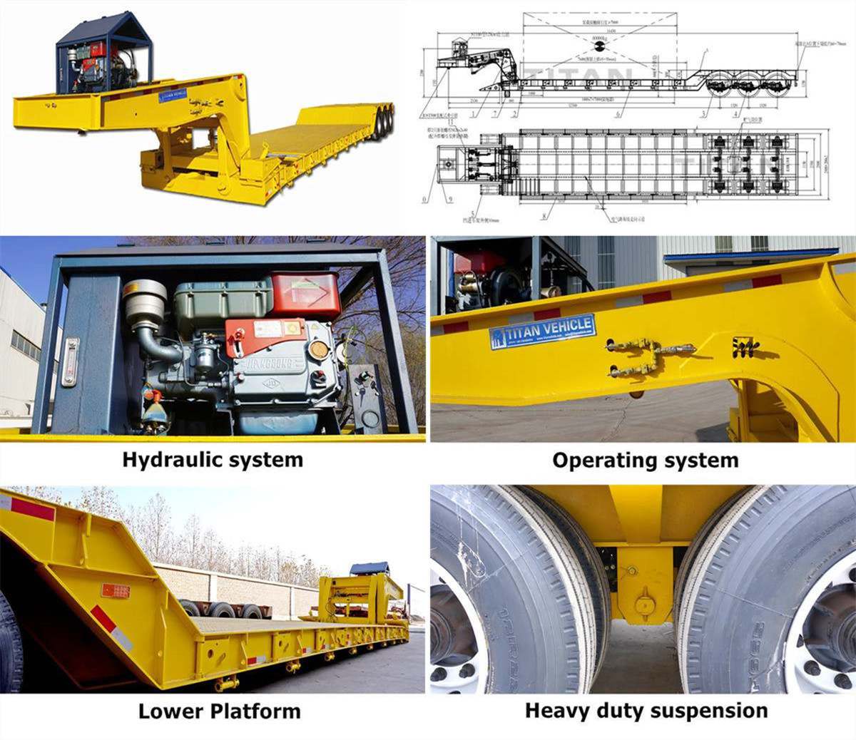 Removable Detachable Gooseneck Trailer for Sale in Jamaica