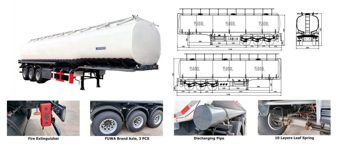 Fuel Tanker Semi Trailer for Sale in Jamaica