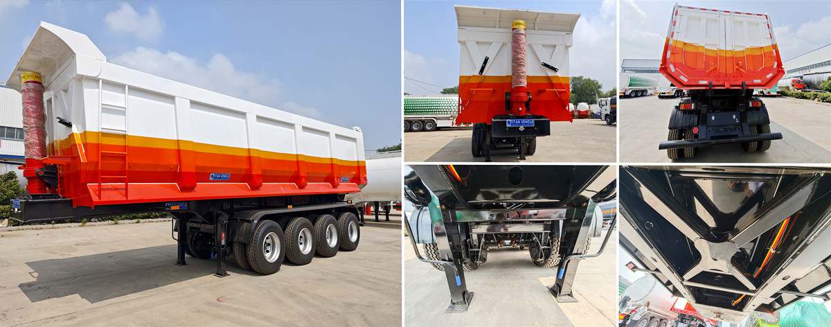 CIMC Tipper Trailer | CIMC Dump Semi Trailer for Sale in Jamaica