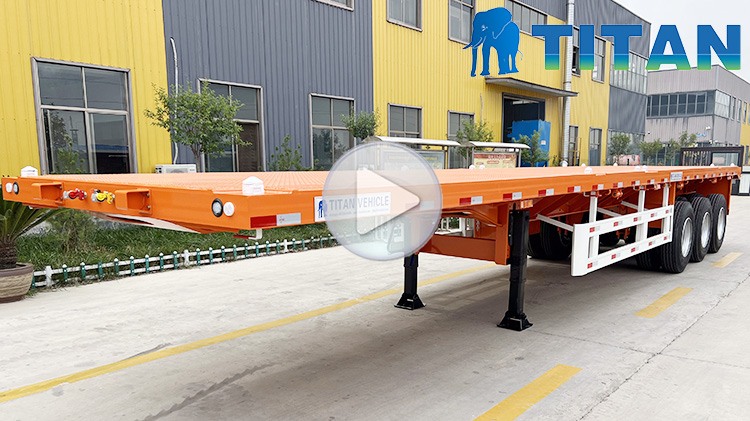 How Much Does a Flatbed Cost? Flatbed Tractor Container Trailer in Jamaica Ocho Rios