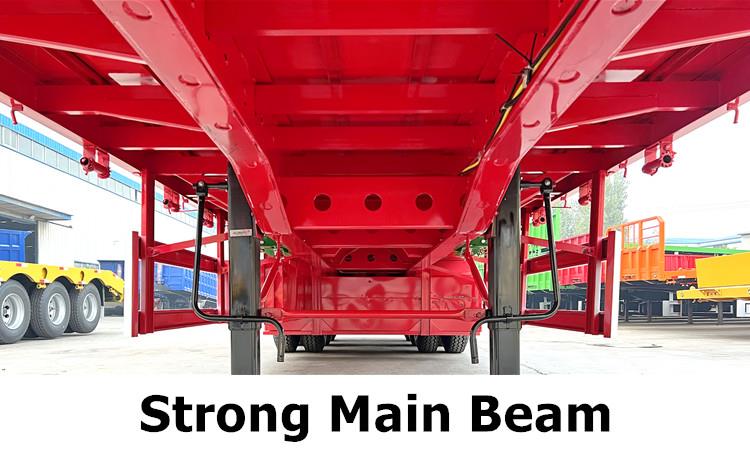 3 Axle 40 FT Flatbed Semi Trailer for Sale Price in Jamaica Montego Bay