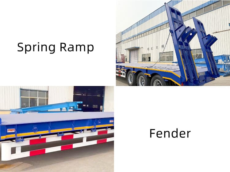 3 Axle 60T Low Bed Trailer for Sale in Jamaica