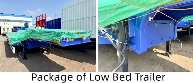 3 Axle 60T Low Bed Trailer for Sale in Jamaica