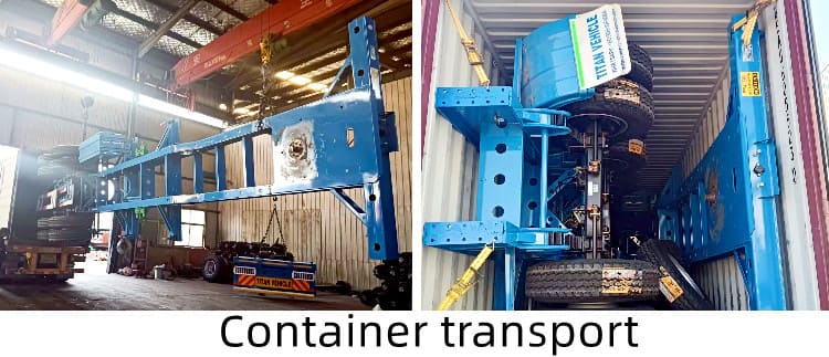 40 Ft 60 T Container Chassis Trailer for Sale in Jamaica