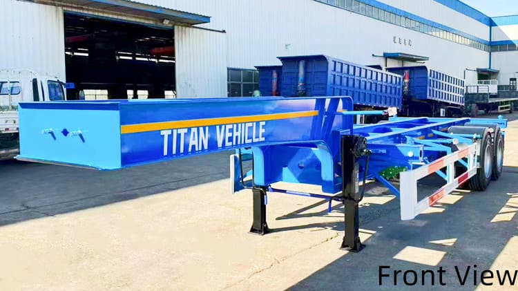 2 Axle 20Ft Shiping Container Chassis for Sale in Jamaica