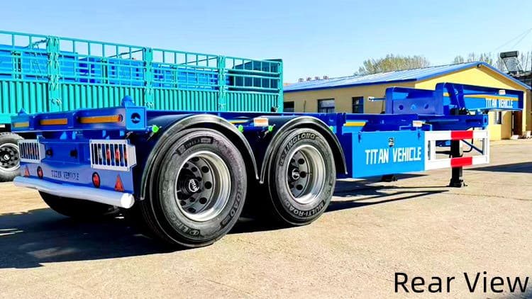 2 Axle 20Ft Shiping Container Chassis for Sale in Jamaica