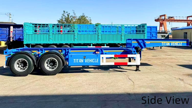 2 Axle 20Ft Shiping Container Chassis for Sale in Jamaica