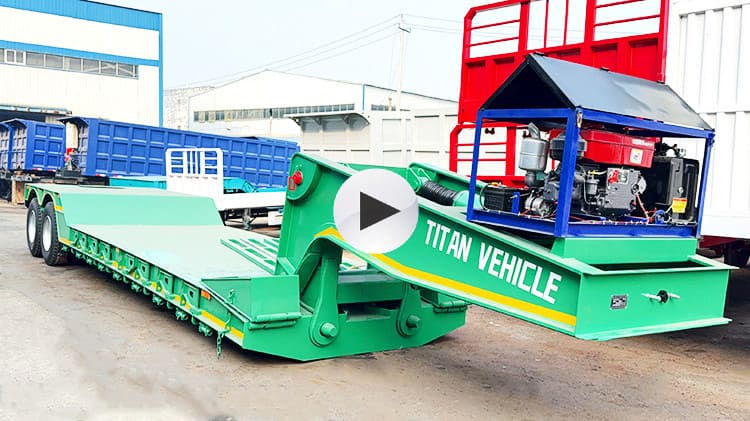 2 Axle Hydraulic Lowboy Gooseneck Trailer for Sale in Jamaica
