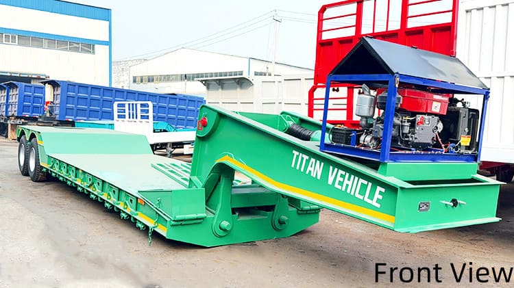 2 Axle Hydraulic Lowboy Gooseneck Trailer for Sale in Jamaica