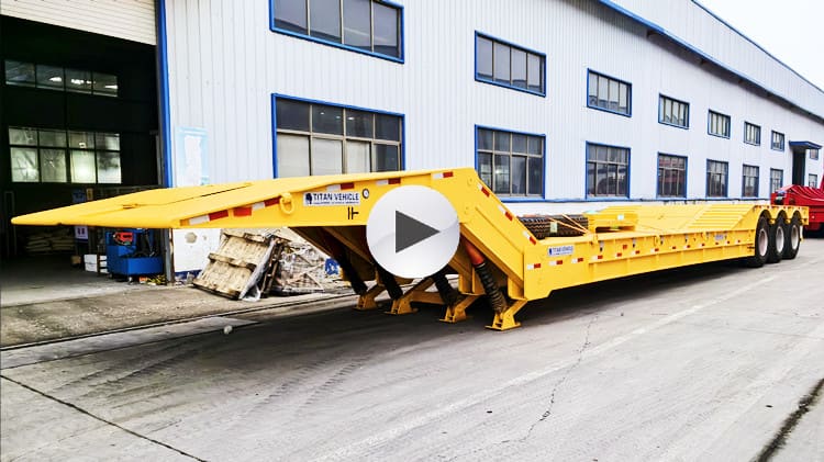 3 Axle Hydraulic Folding Neck Lowboy for Sale in Jamaica