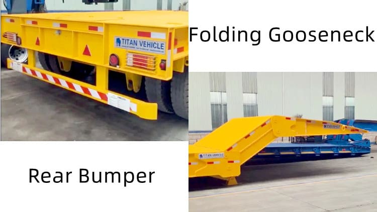 3 Axle Hydraulic Folding Neck Lowboy for Sale in Jamaica