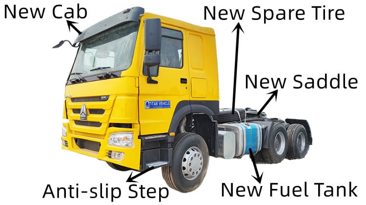 Slightly Used Howo Tractor Truck 371 HP for Sale in Jamaica
