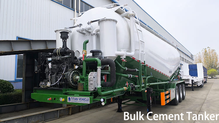 3 Axle 43 CBM Bulk Cement Tankers for Sale in Jamaica