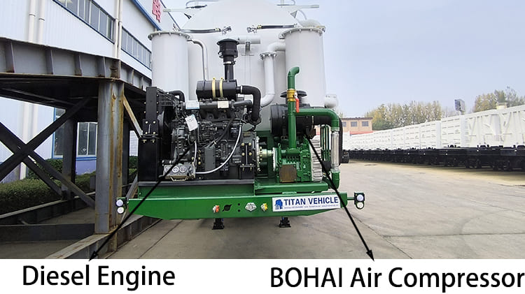 3 Axle 43 CBM Bulk Cement Tankers for Sale in Jamaica