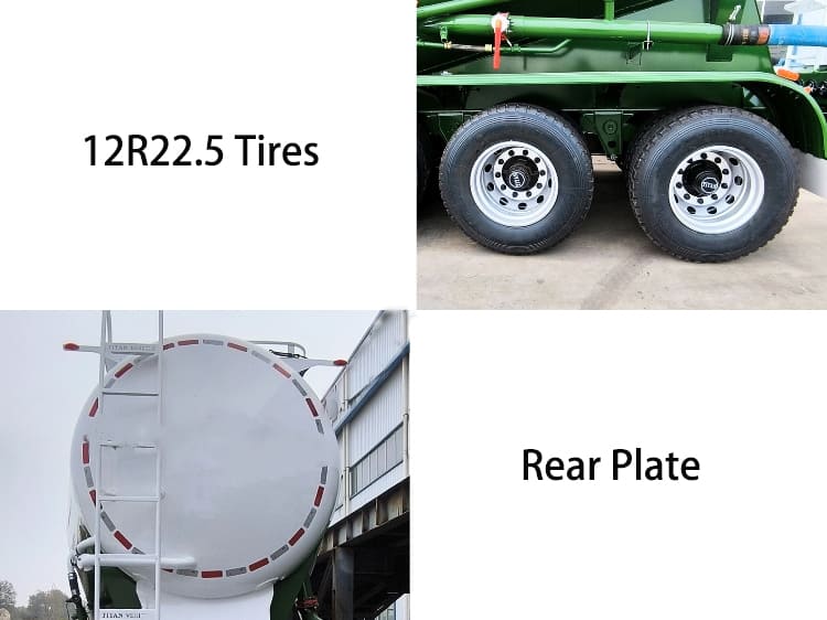 3 Axle 43 CBM Bulk Cement Tankers for Sale in Jamaica