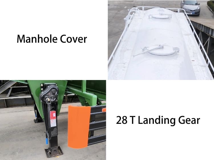 3 Axle 43 CBM Bulk Cement Tankers for Sale in Jamaica