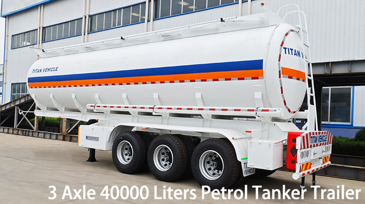 3 Axle 40000 Liters Petrol Tanker Trailer for Sale in Jamaica
