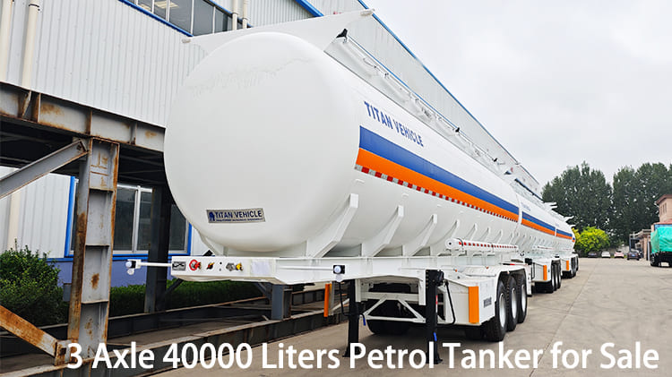 3 Axle 40000 Liters Petrol Tanker Trailer for Sale in Jamaica