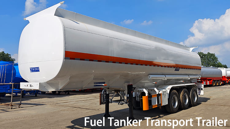 Tri Axle 45000 Liters Fuel Tanker Transport Trailer for Sale in Jamaica